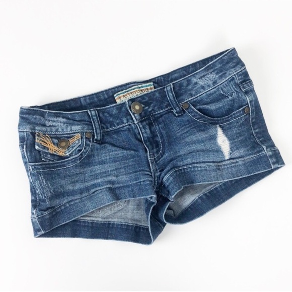 Astrologie denim jean shorts - Picture 1 of 7